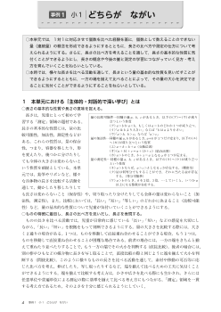 （主体的・対話的で深い学び）事例1　小１　どちらが　ながい