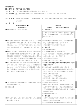 10.ぼうグラフと表（3年）／面積のはかり方と表し方（4年）