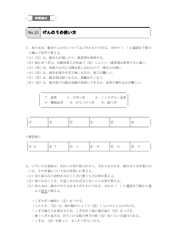 （評価問題例・木材加工）げんのうの使い方