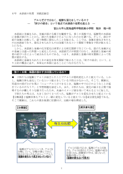 ６年 水溶液の性質 実践記録③ アルミだけではなく、塩酸も変化をしているの？ ―「粒子の結合」という視点で水溶液の性質を捉える―