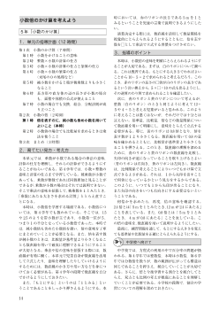 小数倍のかけ算を考えよう／5 年「小数のかけ算」