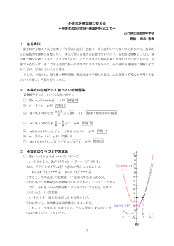 不等式を視覚的に捉える～不等式の証明で扱う例題を中心にして～