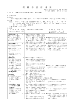 電磁石のまわりの磁界（2年単元3：電気の世界）