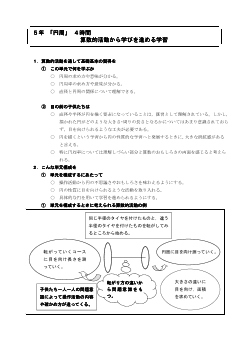 ５年　円周－算数的活動から学びを進める学習－