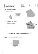 [発展]５年：平行四辺形と三角形の面積－多角形の面積－