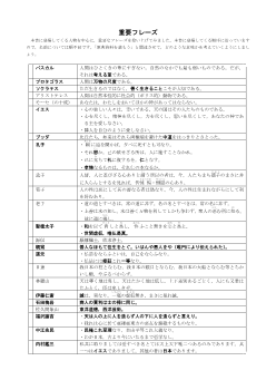 ［2015倫理ITサブノート］重要フレーズ