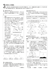 （入試問題 観察・実験） 地球と太陽系