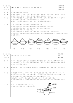 【化学アイデアカード】多人数に見せる炎色反応／テルミット反応