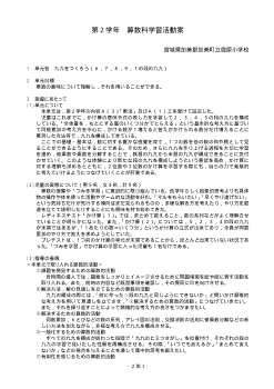 基礎・基本の定着をめざした算数科の指導　2年「九九をつくろう（６，７，８，９，１の段の九九）」