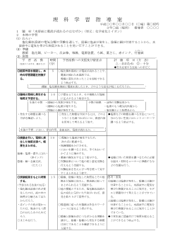 水溶液に電流が流れるのはなぜか（単元：化学変化とイオン）