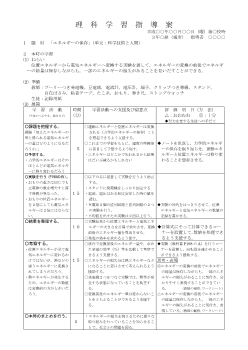 エネルギーの保存（3年単元5：科学技術と人間）