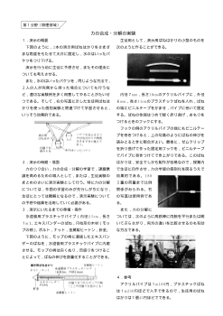 （おもしろい観察・実験）力の合成・分解の実験