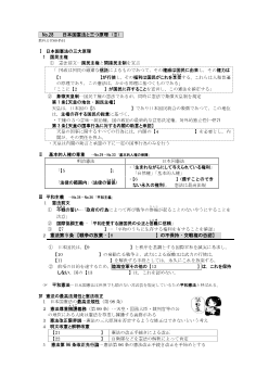 （No.28）日本国憲法と三つの原理(Ⅱ)［サブ・ノート］