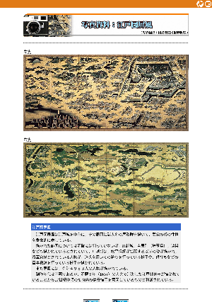 ［国立歴史民俗博物館］江戸図屏風