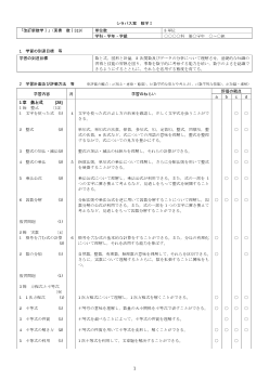 （319）改訂　新数学I（平成29年度改訂）シラバス案