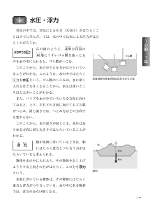 （教科書復刻版） 水圧・浮力