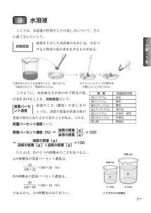 （教科書復刻版） 水溶液