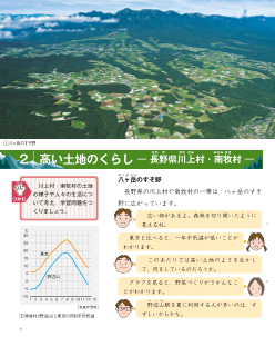 高い土地のくらし－長野県川上村レタス農家との交流をいかして－