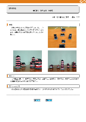 寺院模型（伽藍配置）の作成