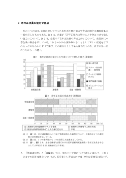 若年正社員の能力や育成(2010年［現社］センター試験本試験より）