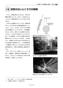 （教科書復刻版） 空気のないところでの燃焼 ［化学変化と原子・分子］