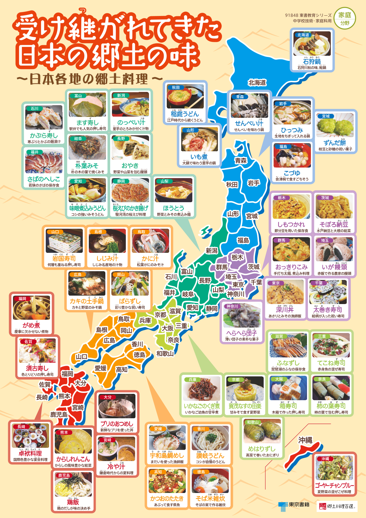 受け継がれてきた日本の郷土の味～日本各地の郷土料理～