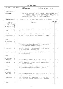 （319）改訂　新数学Ⅱ（平成30年度改訂）シラバス案