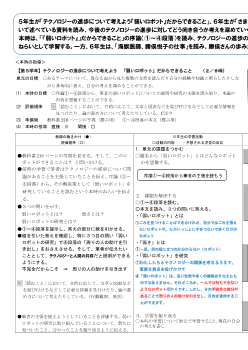 8.　５年　弱いロボット（２時）／６年　プロフェッショナル（２時）