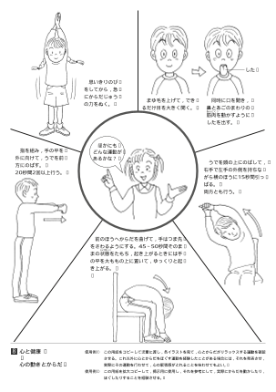 [5学年]心と健康／心の動きとからだ（指導図例）