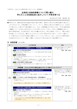 ５年社会「これからの食料生産とわたしたち」指導案２　主体的に社会的事象について問い続け、学んだことを社会生活に生かしていく子供を育てる