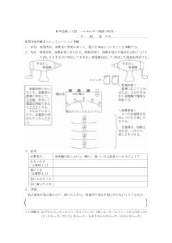 ［板書例］科学技術と人間－エネルギー資源の利用－