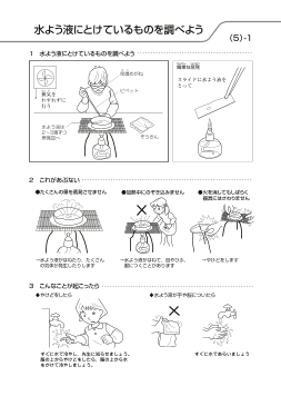 [5年]水よう液にとけているものを調べよう(5)