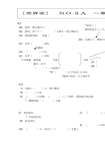 [世界史A]（No.3A）東アジアの国際関係（1）