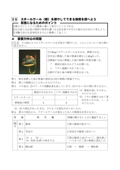 （学力向上問題集）　スチールウール（鉄）を燃やしてできる物質を調べよう