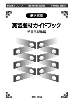 「選択家庭」実習題材ガイドブック─手芸品製作編