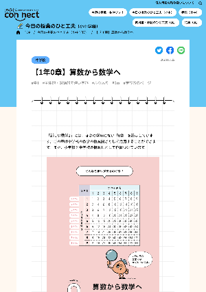 【1年0章】算数から数学へ