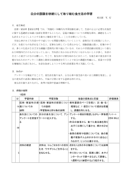 自分の課題を明確にして取り組む食生活の学習