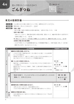 （4年）読んで考えたことを伝え合おう　ごんぎつね