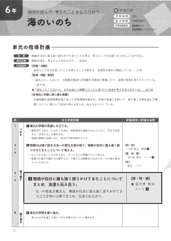 （6年）物語を読んで，考えたことを伝え合おう　海のいのち