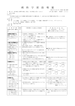 化学変化と質量の変化（単元：化学変化と原子・分子）