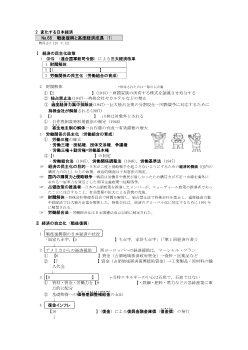 （No.66）戦後復興と高度経済成長(Ⅰ)［サブ・ノート］