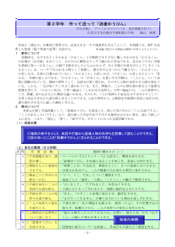 第２学年　作って送って「読書ゆうびん」