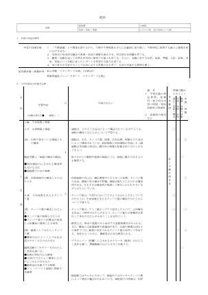 （307）スタンダード生物（平成30年度新刊）シラバス案