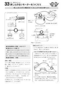 [発展]（３３）鉄しんのないモーターをつくろう／（６年）電流のはたらき－鉄しんを入れずに電磁石をつくることができるか調べよう－