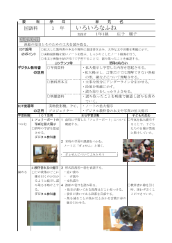 小学校国語科１年「いろいろなふね」実践事例