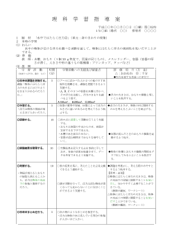 水中ではたらく圧力②（単元：身のまわりの現象）