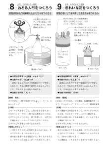 [発展]（８）おどる人形をつくろう・（９）きれいな花をつくろう－（４年）もののかさと温度－