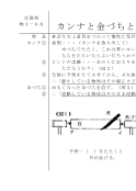 【物理アイデアカード】 カンナと金づちと慣性／ダルマ落とし／慣性の法則を使った遊び