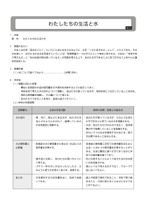 わたしたちの生活と水