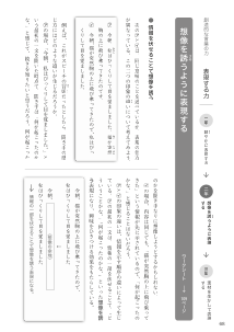 ◆創造的な言葉の力＜表現する力＞想像を誘うように表現する